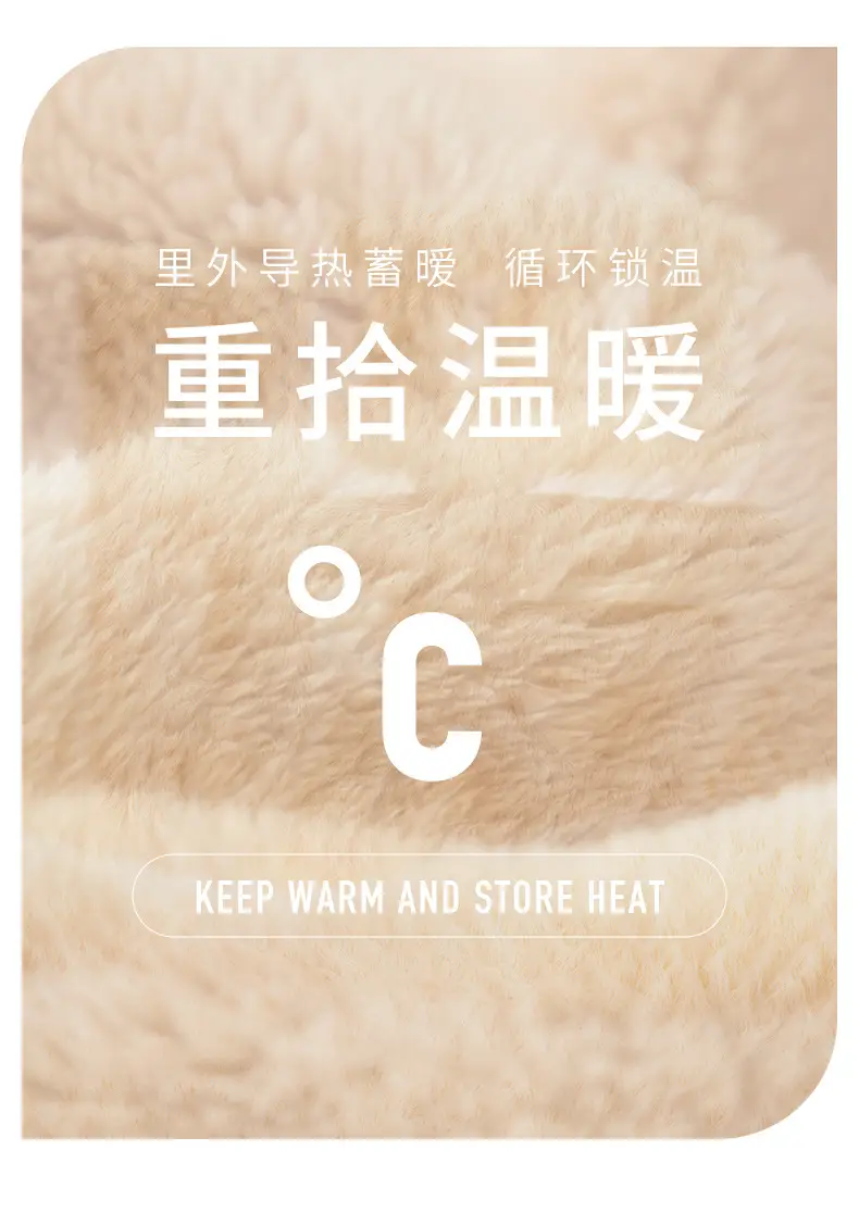 Pink Cotton Winter Slippers for Women Baotou — feature 3