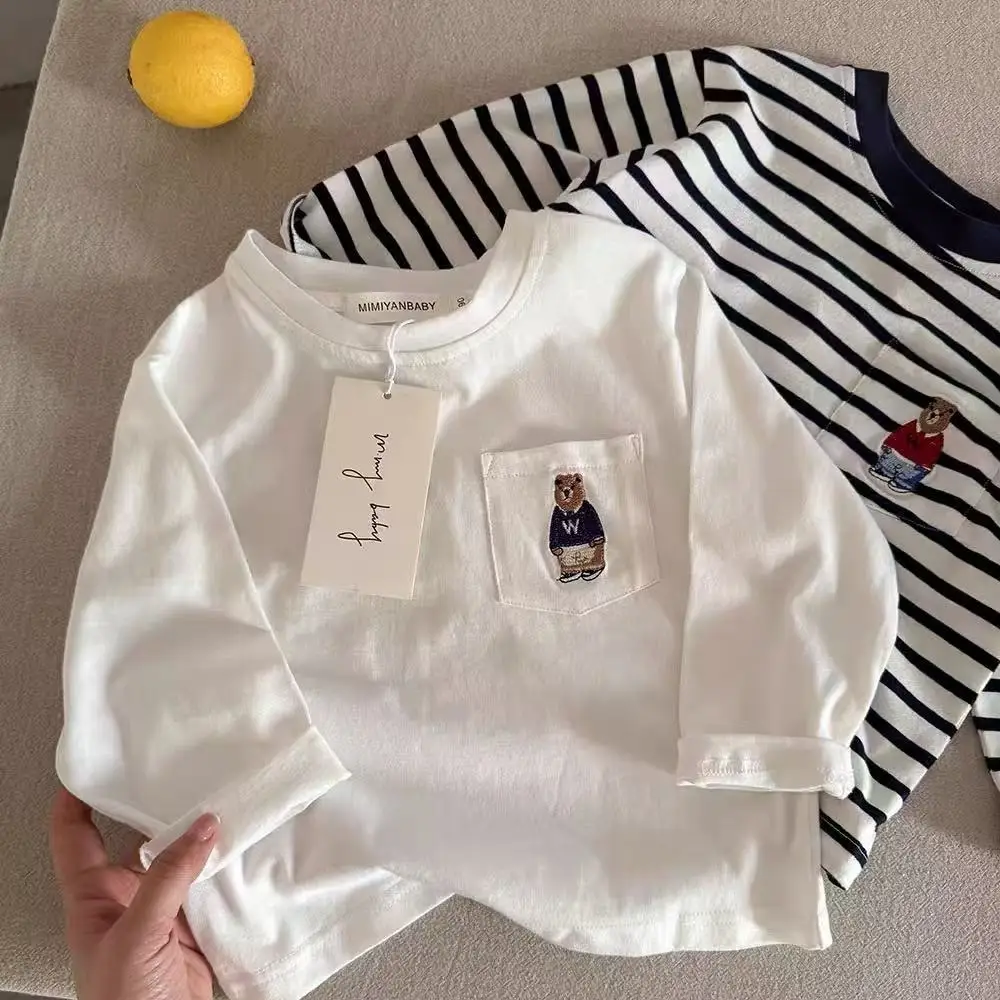 Children's Grey Polo T-Shirt 2025 Autumn Boys - Image 8