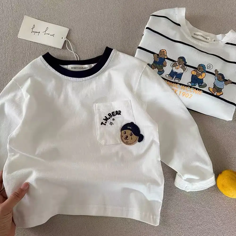 Children's Grey Polo T-Shirt 2025 Autumn Boys - Image 9
