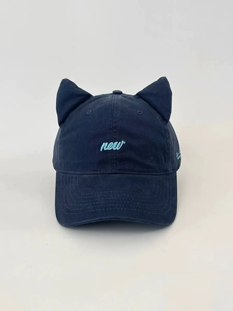 Maroon Cat Ear Baseball Cap for Women Summer — feature 17