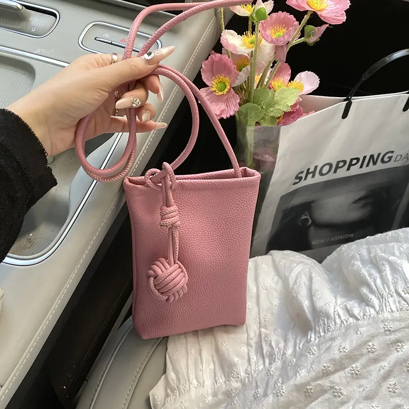 Pink Crossbody Bag for Women Autumn Winter Travel - Image 6