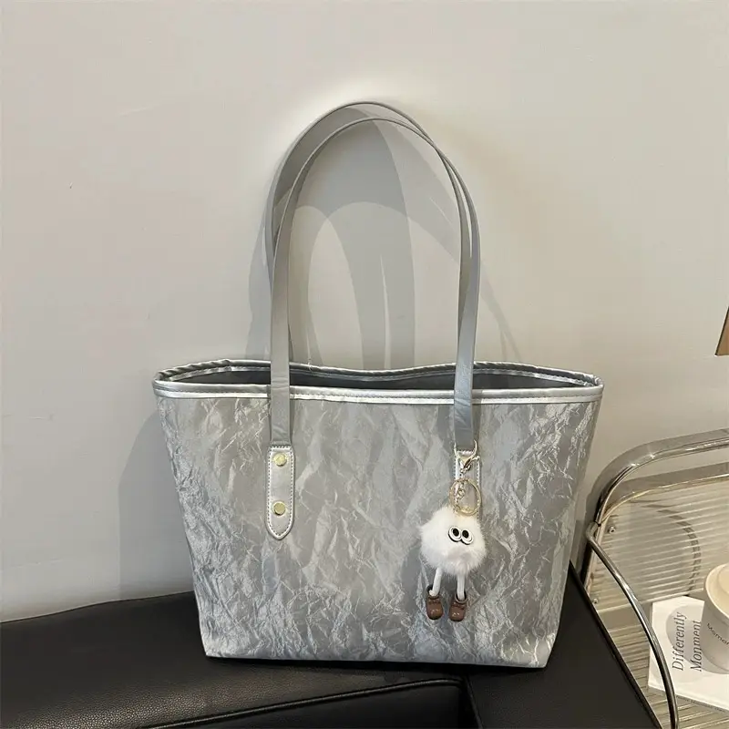 Women's 2025 Autum Tote Bag Large Capacity Shoulder Bag - Image 3