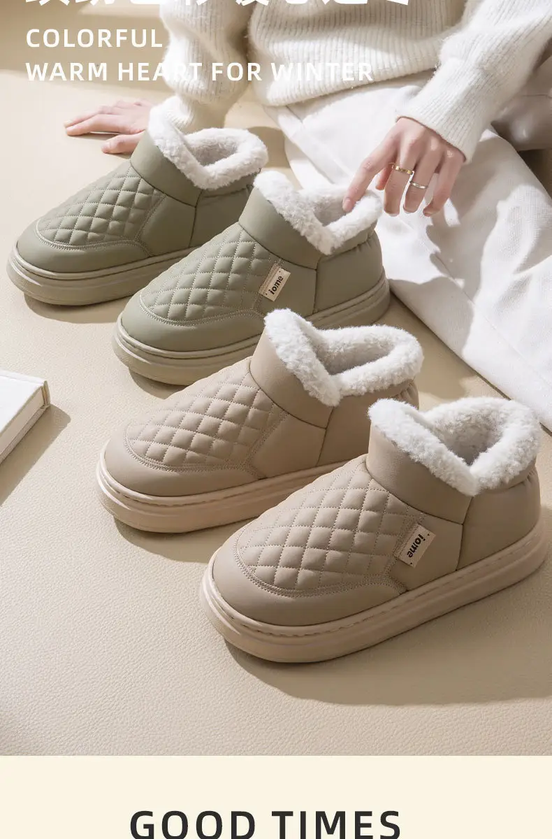 Winter Warm Cotton Slippers for Women & Men — feature 11