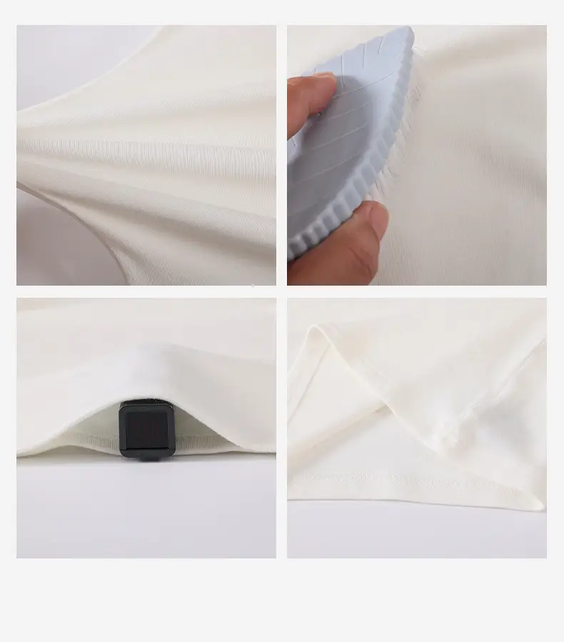 2025 Kids Tencel Stretchy Warm T-Shirt White — feature 23