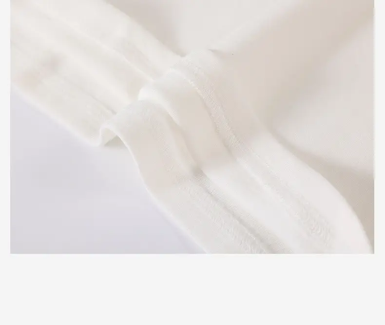 2025 Kids Tencel Stretchy Warm T-Shirt White — feature 39