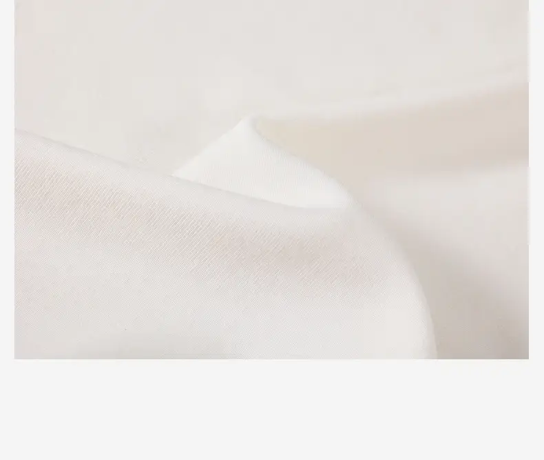 2025 Kids Tencel Stretchy Warm T-Shirt White — feature 40