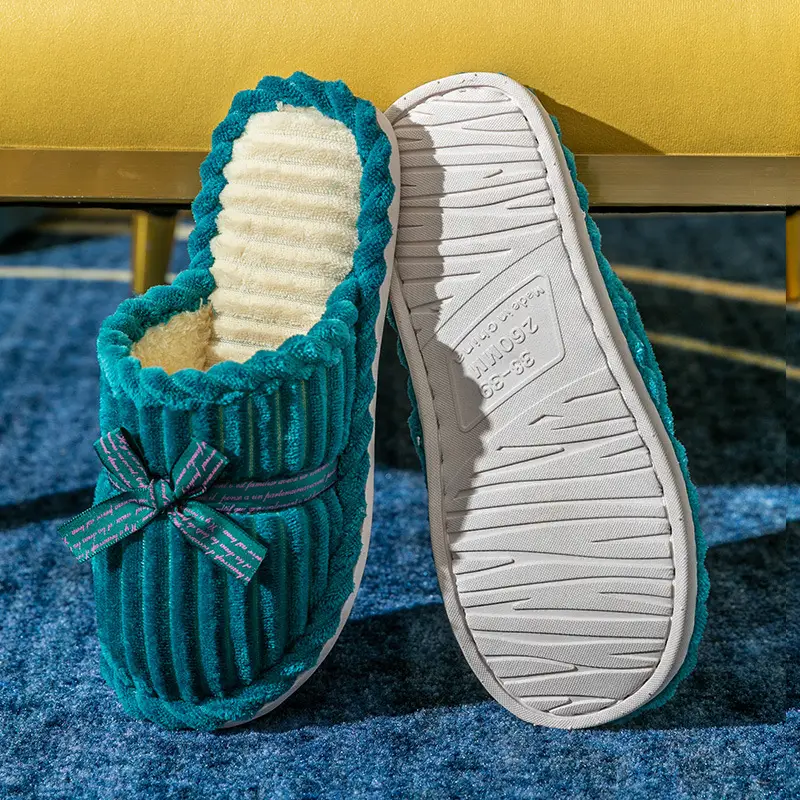 Home Silent Linen Slippers Men's Indoor Non-Slip Soft Bottom Silent Couple Slippers High-End All-Season Cotton Shoes - Image 11