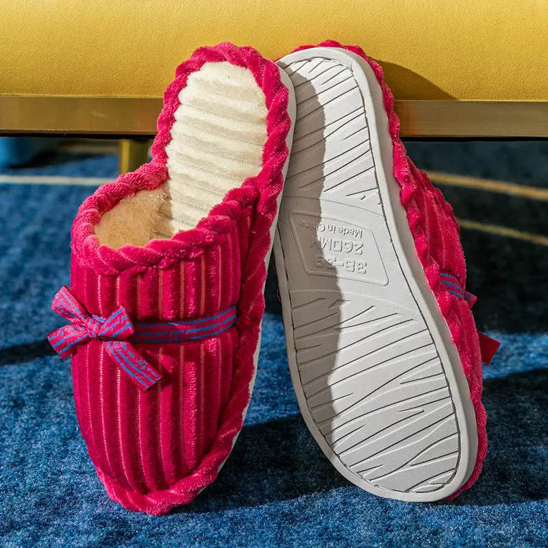 Home Silent Linen Slippers Men's Indoor Non-Slip Soft Bottom Silent Couple Slippers High-End All-Season Cotton Shoes - Image 12