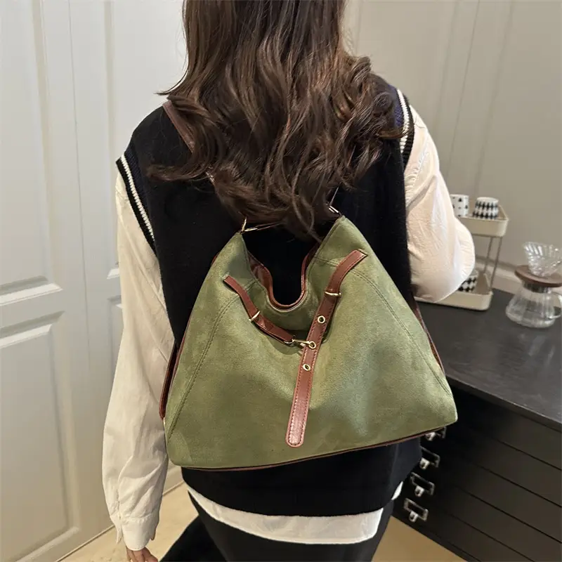 Velvet Shoulder Bag Large Capacity 2026 Women - Image 2