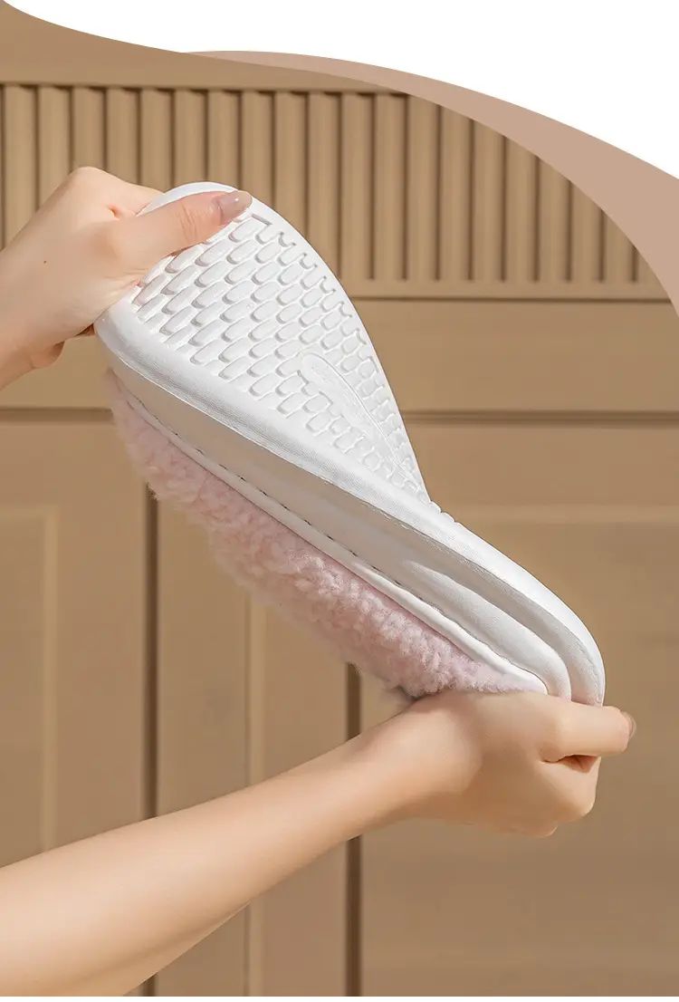 2025 Warm Cotton Fluffy Slippers for Women Men — feature 10