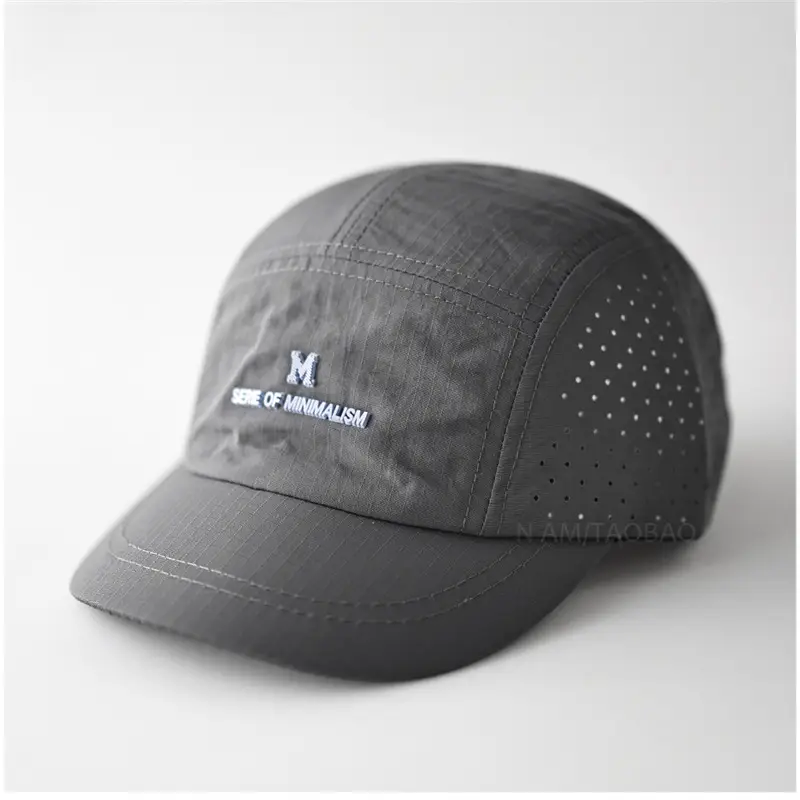 Black Offset Letter Baseball Cap Unisex Quick-Dry Sunshade - Image 7