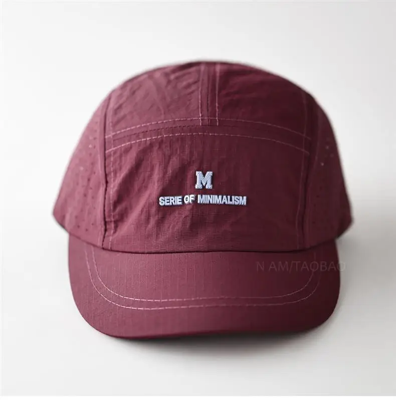 Black Offset Letter Baseball Cap Unisex Quick-Dry Sunshade — feature 9