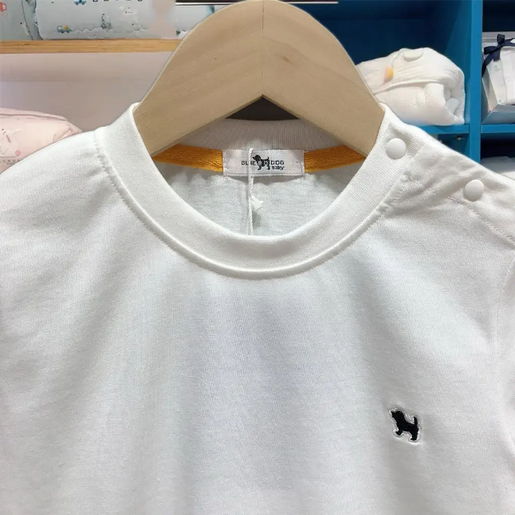 White Long Sleeve T-Shirt for Baby Boys Pure Cotton — feature 4
