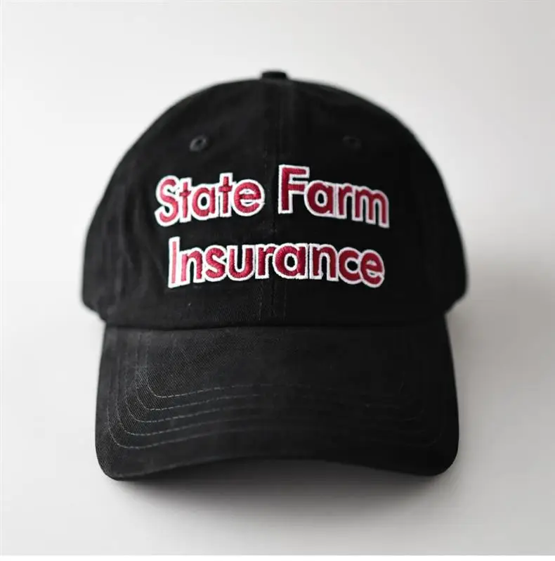 State Form Insurance Letter Embroidered Cap — feature 1