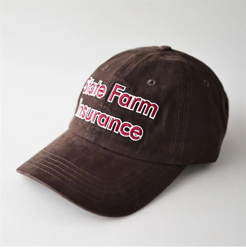 State Form Insurance Letter Embroidered Cap — feature 2