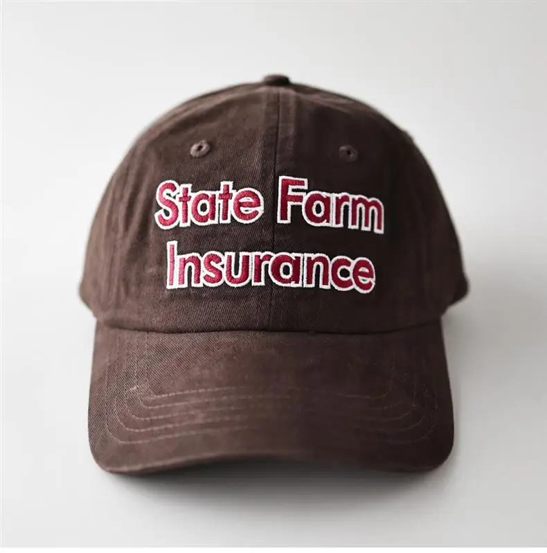 State Form Insurance Letter Embroidered Cap — feature 3