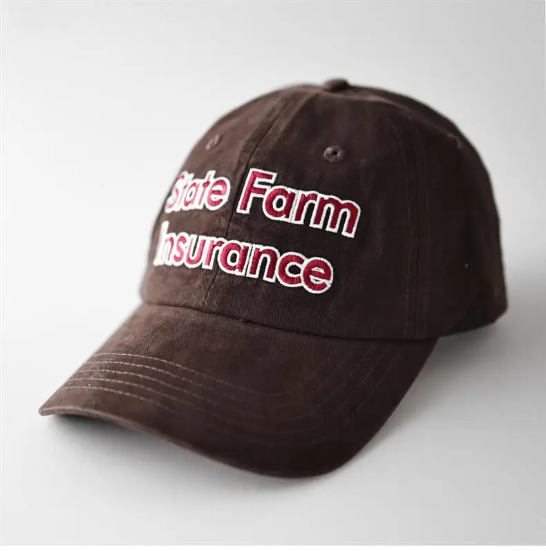 State Form Insurance Letter Embroidered Cap — feature 4