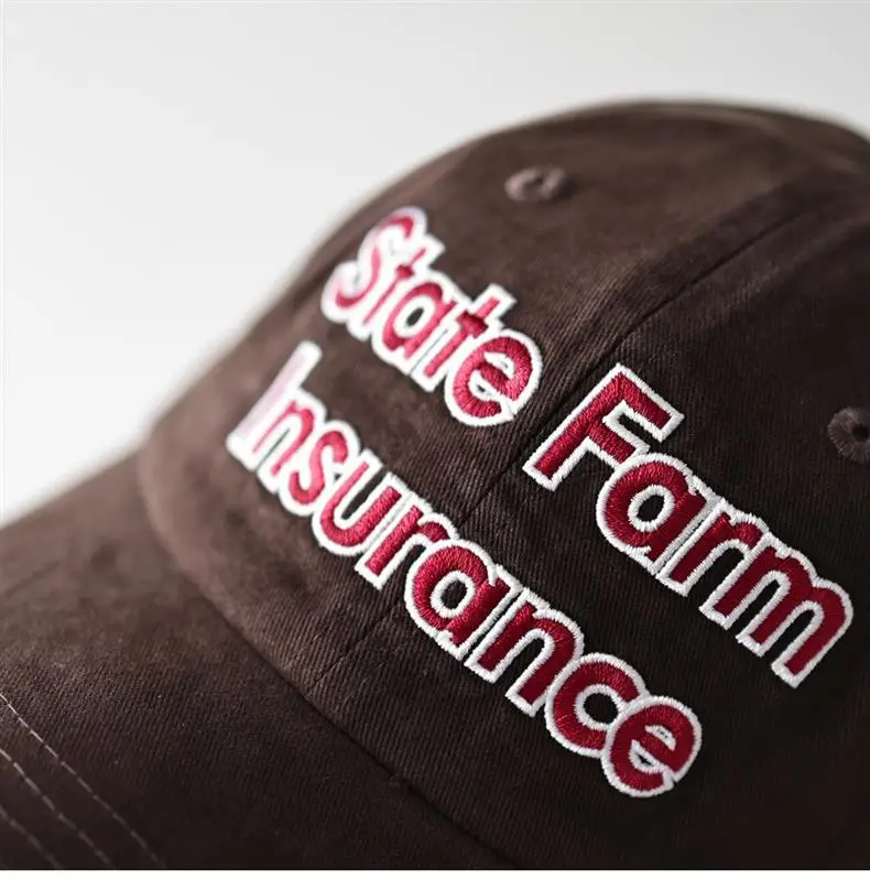State Form Insurance Letter Embroidered Cap — feature 7