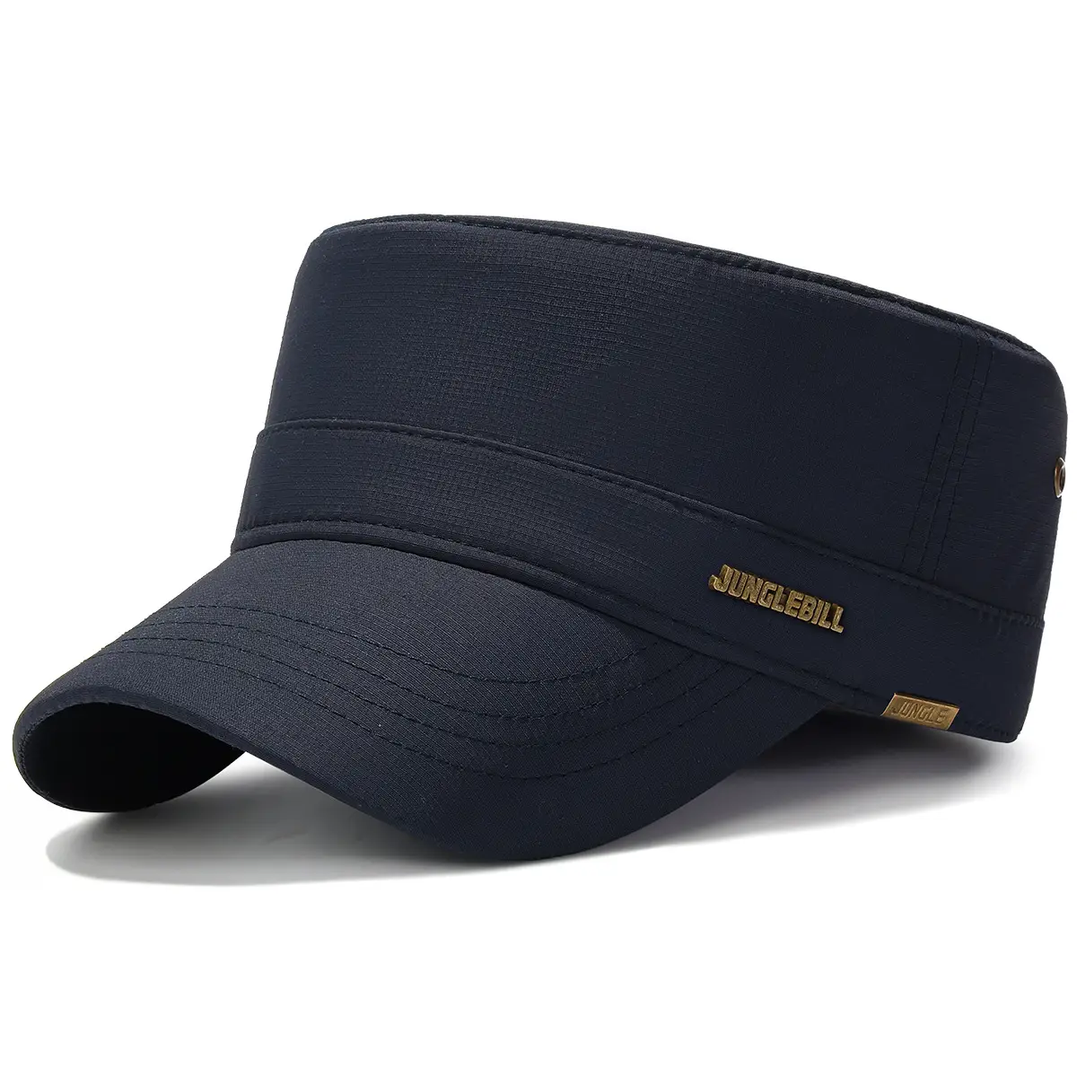 Jungle Bill Black Flat Cap Outdoor Sports Sun Hat - Image 10