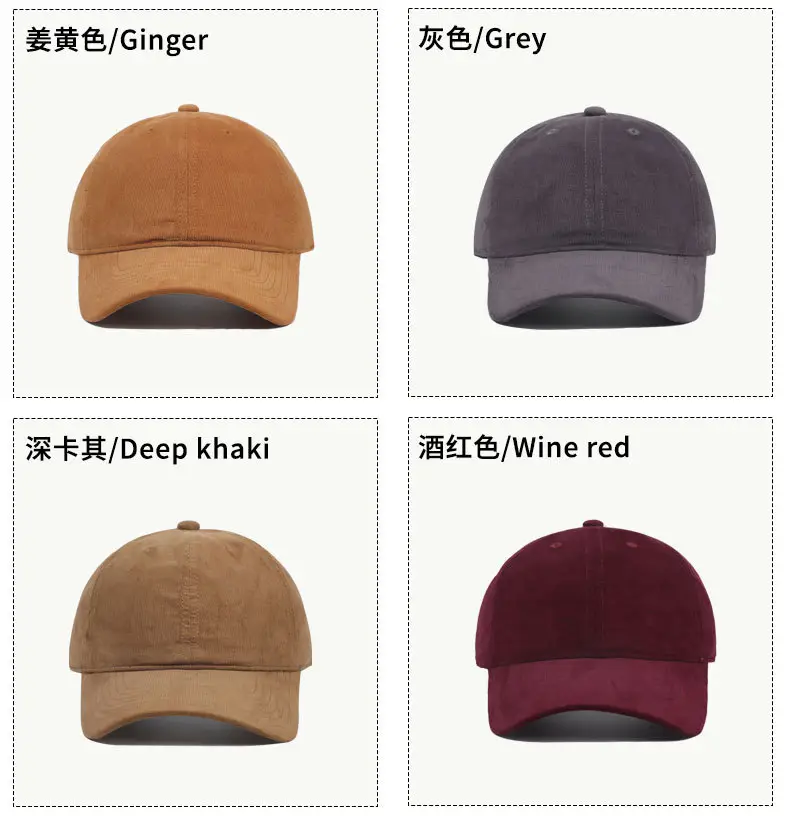 Purple Soft Cotton Baseball Cap for Women Men — feature 5