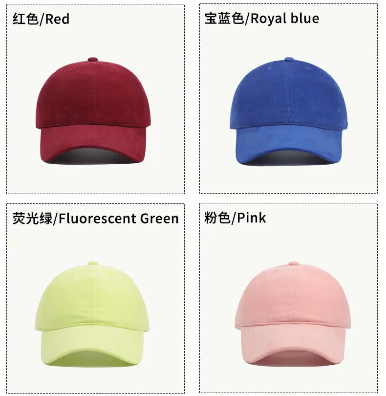 Purple Soft Cotton Baseball Cap for Women Men — feature 6