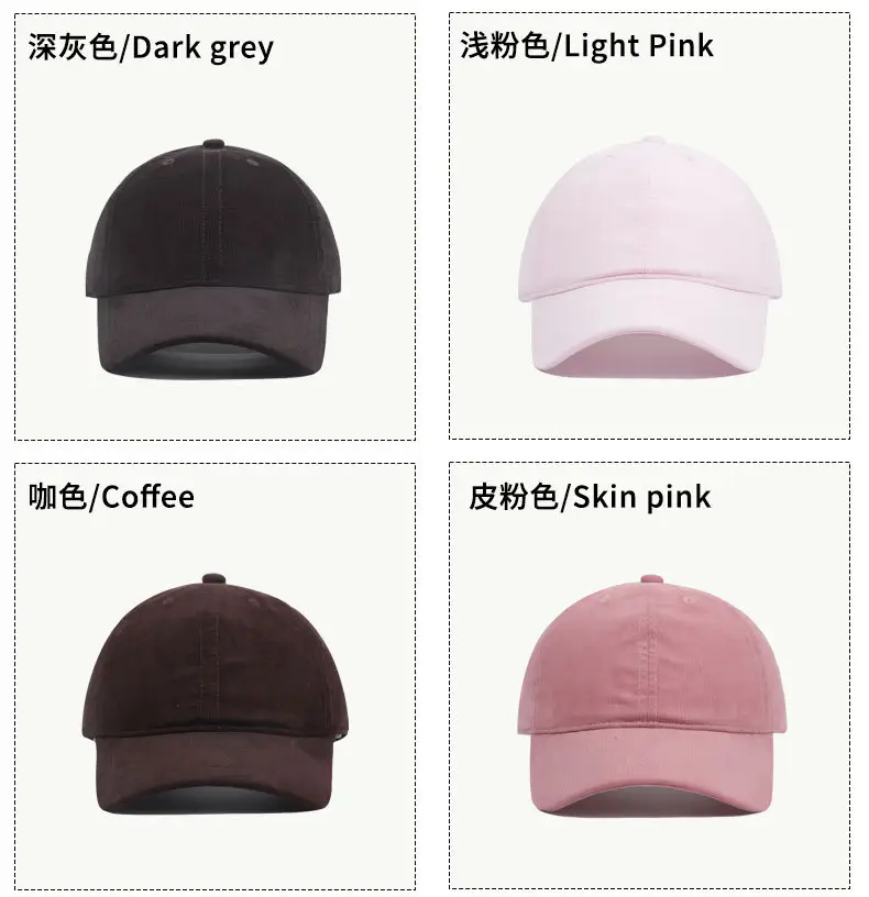 Purple Soft Cotton Baseball Cap for Women Men — feature 8