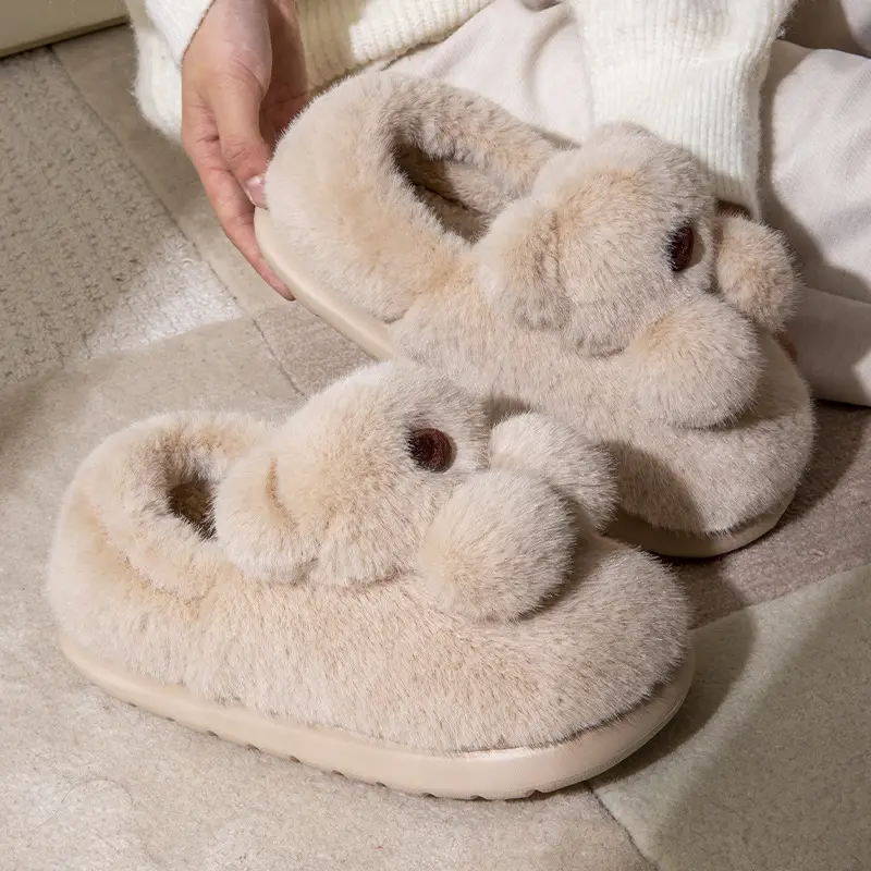 Little Bear Cotton Slippers Girls Autumn Winter 2025 - Image 7