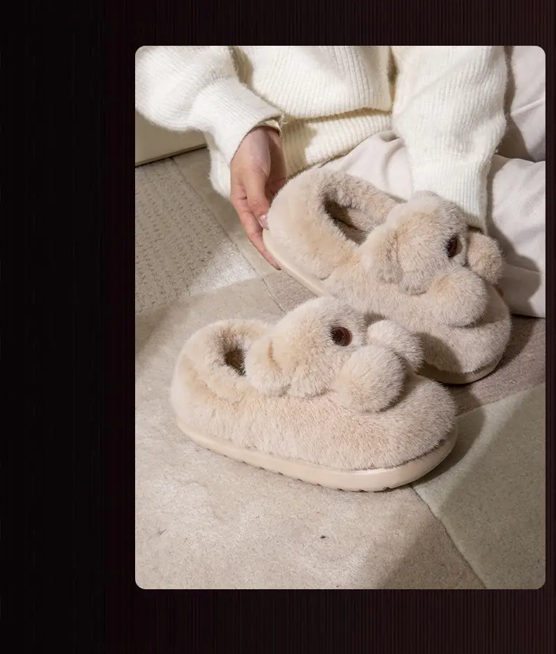 Little Bear Cotton Slippers Girls Autumn Winter 2025 — feature 14