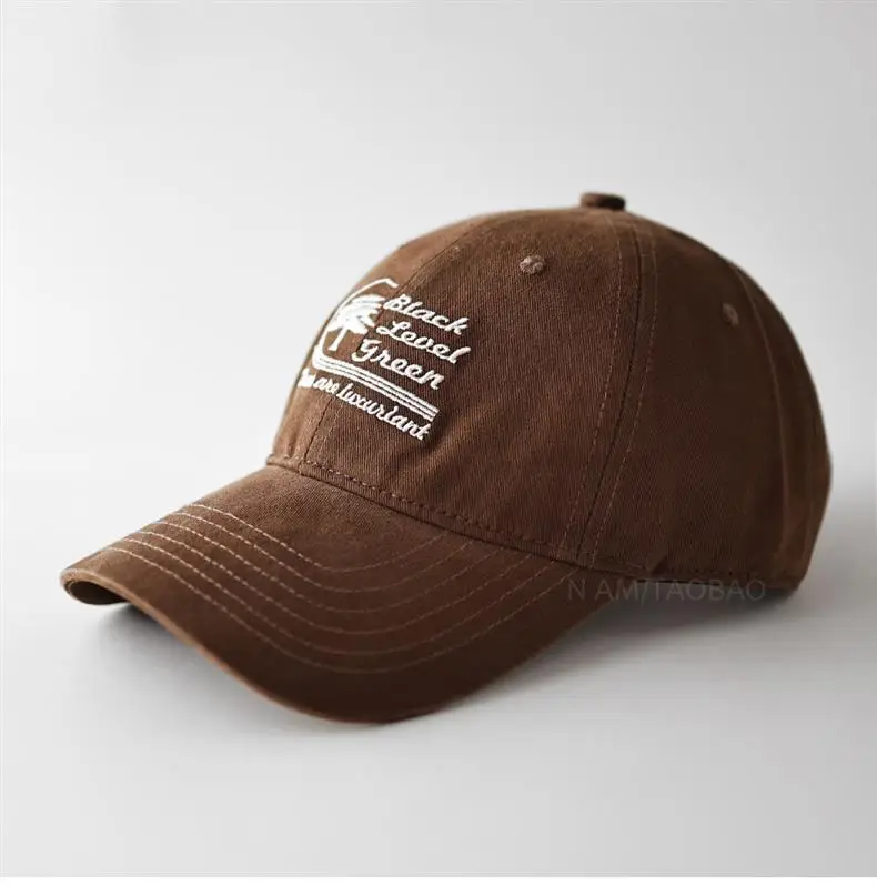 Brown Letter Embroidered Baseball Cap for Men Women — feature 12