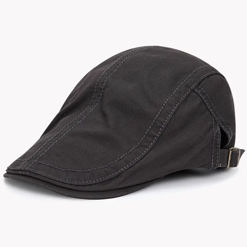 Vintage Solid Color Artist Beret Unisex Fashion Literary Casual Newsboy Cap British Style Forward Cap Trendy - Image 3