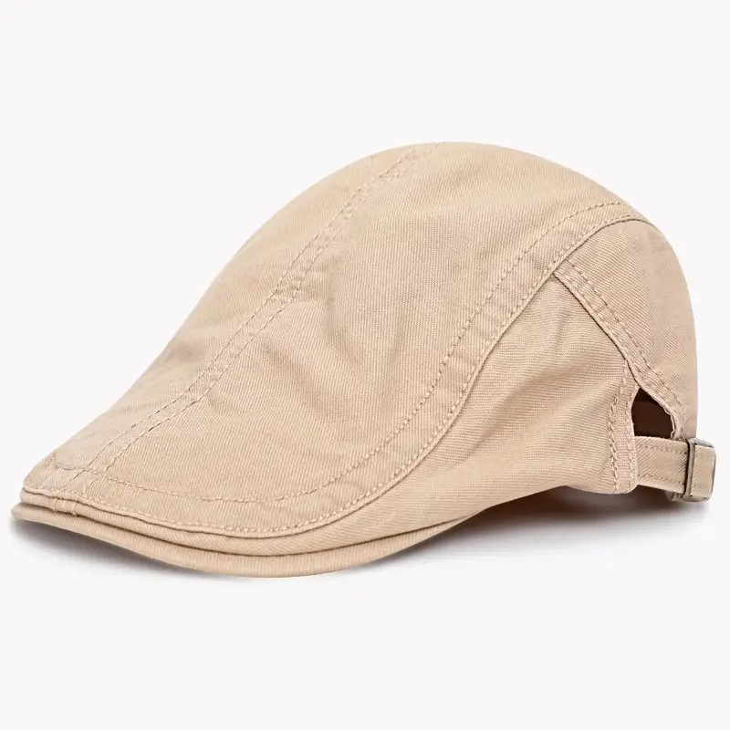Vintage Solid Color Artist Beret Unisex Fashion Literary Casual Newsboy Cap British Style Forward Cap Trendy - Image 5