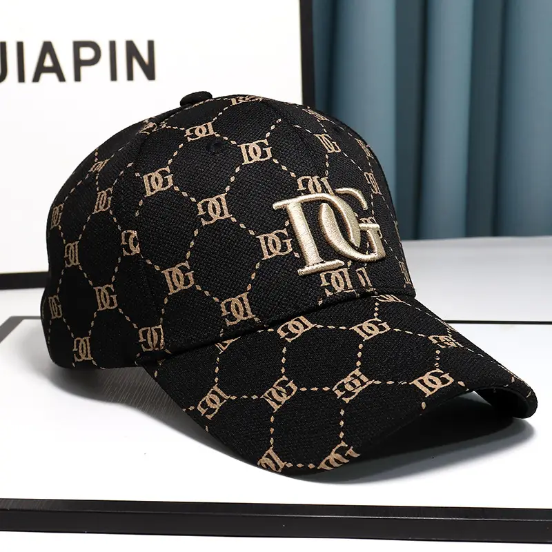 Korean Letter Embroidery Duckbill Cap Unisex Baseball Sun Protection - Image 5