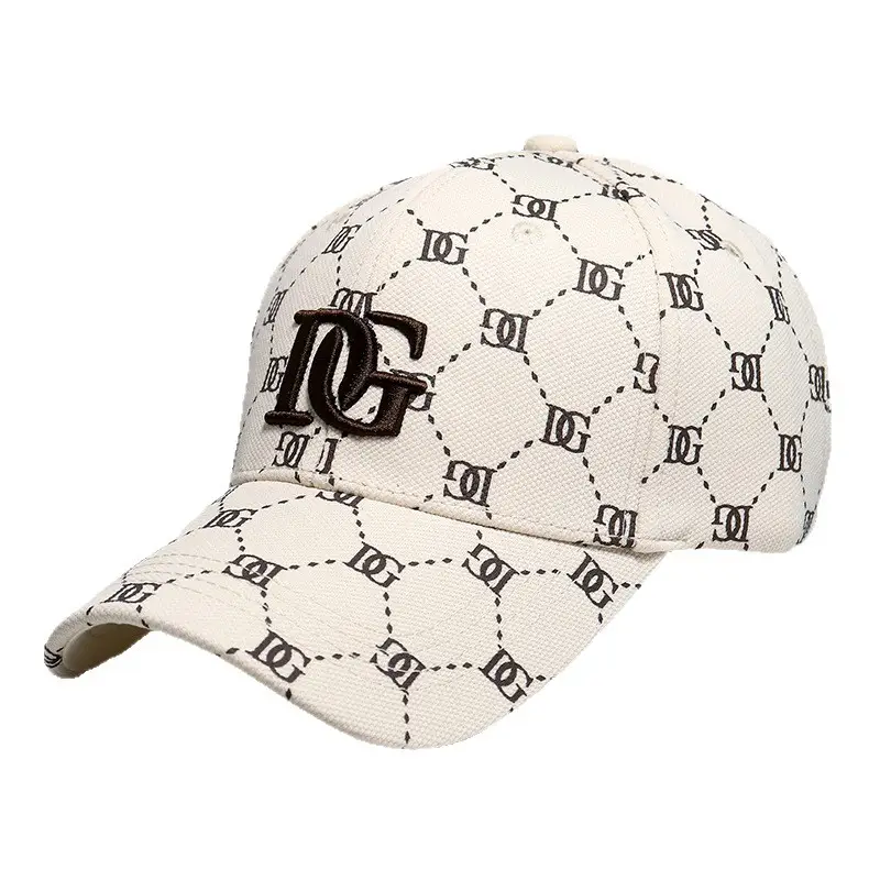 Korean Letter Embroidery Duckbill Cap Unisex Baseball Sun Protection - Image 8