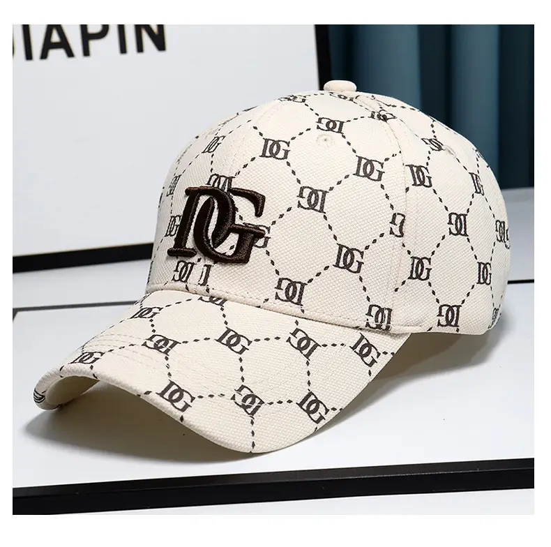 Korean Letter Embroidery Duckbill Cap Unisex Baseball Sun Protection — feature 10