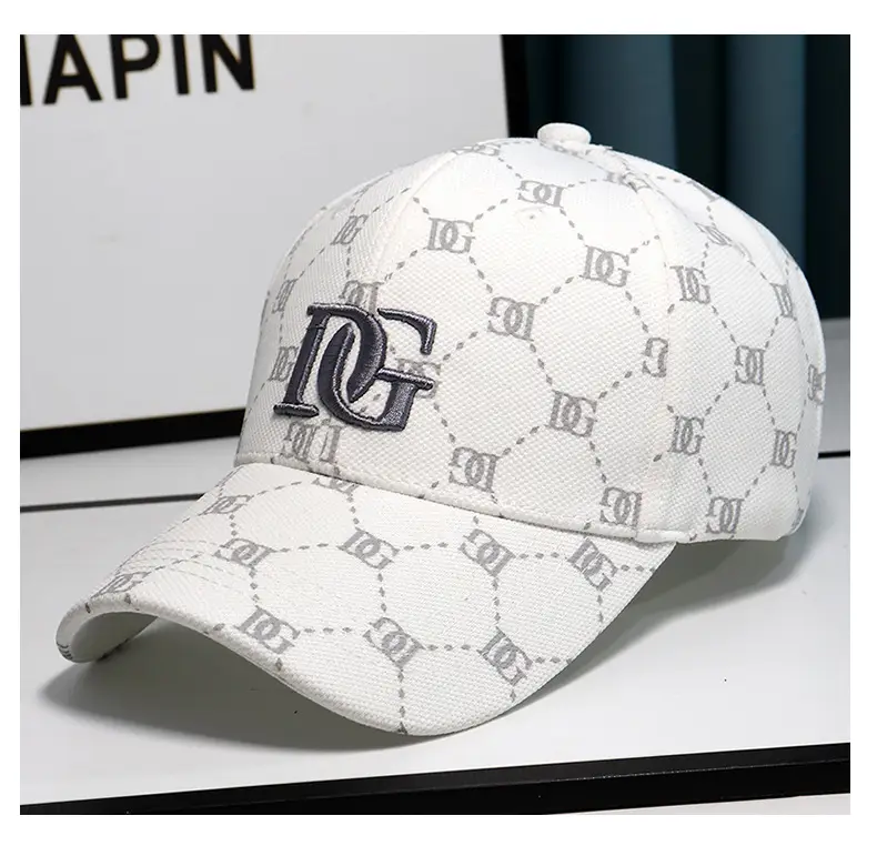 Korean Letter Embroidery Duckbill Cap Unisex Baseball Sun Protection — feature 11