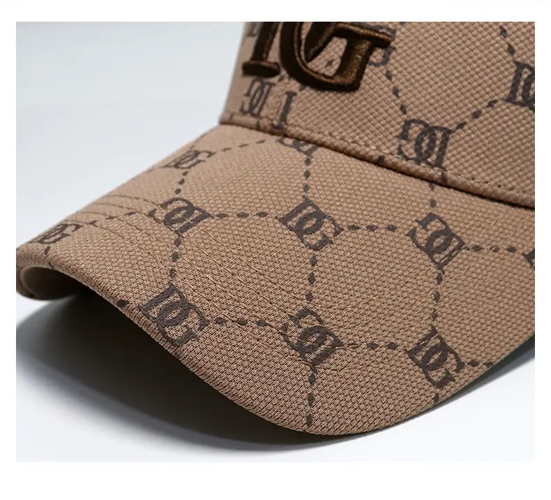 Korean Letter Embroidery Duckbill Cap Unisex Baseball Sun Protection — feature 4