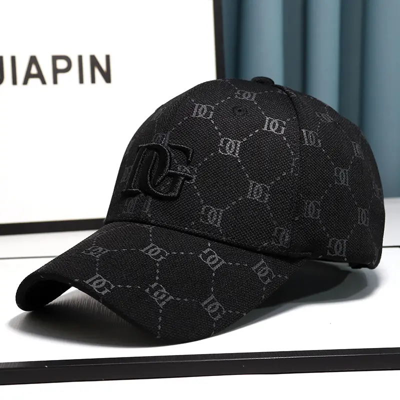 Korean Letter Embroidery Duckbill Cap Unisex Baseball Sun Protection - Image 3