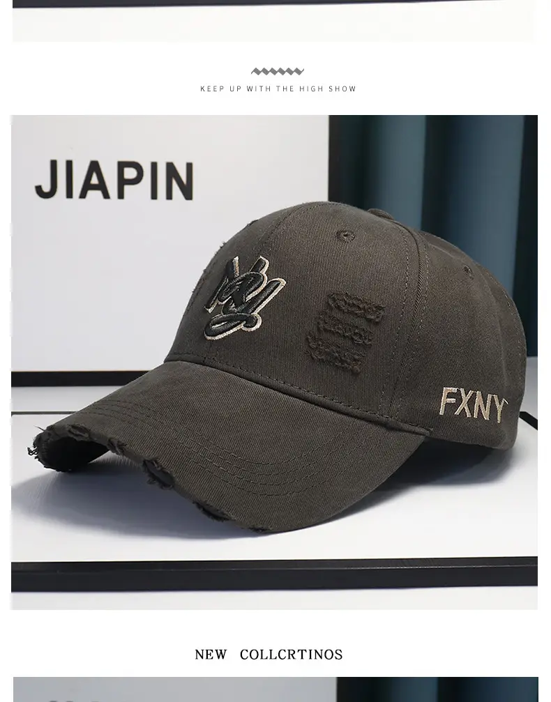 Pink Distressed Duckbill Cap for Men Women Baseball Cap — feature 7