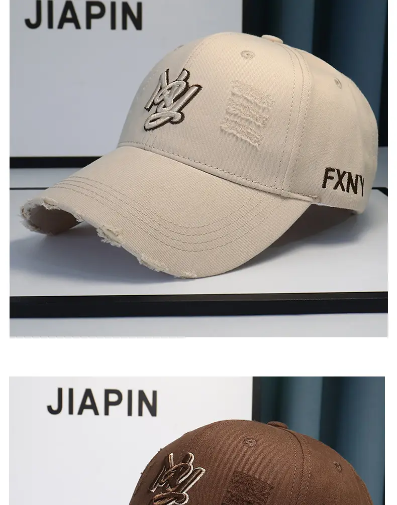 Pink Distressed Duckbill Cap for Men Women Baseball Cap — feature 8