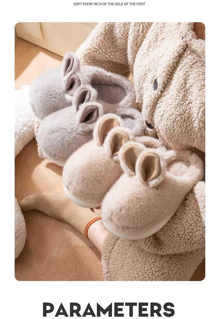 Women Winter Stuffed Cotton Slippers Warm Non-Slip — feature 13