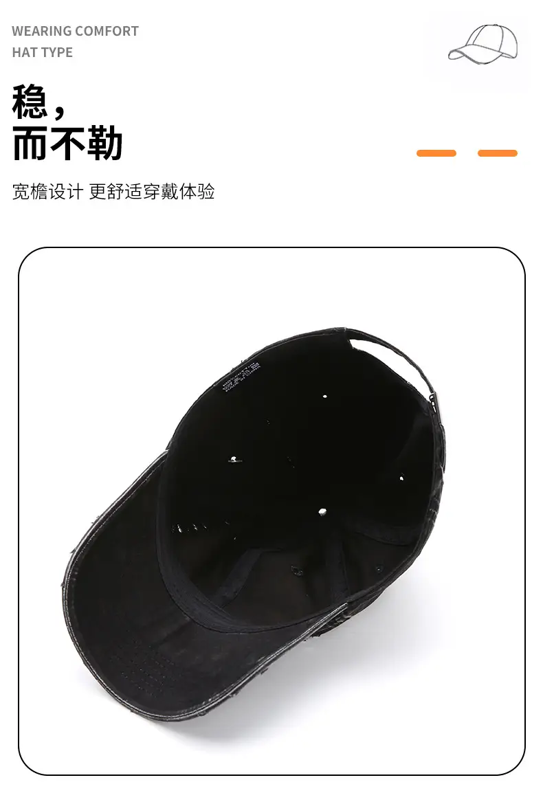 Black Korean Style Letter Baseball Cap for Women — feature 8