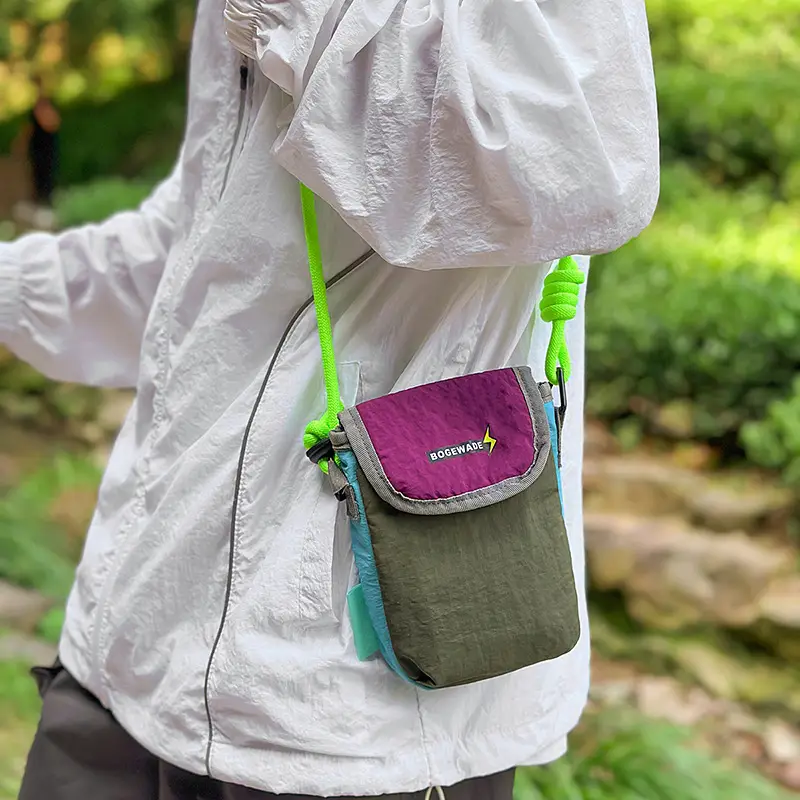 Men's 2-Piece Crossbody & Shoulder Bag Set Contrast Colors - Image 6
