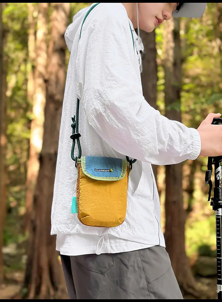 Men's 2-Piece Crossbody & Shoulder Bag Set Contrast Colors — feature 19
