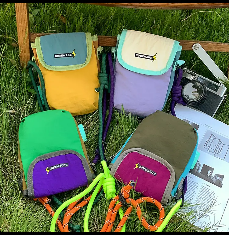 Men's 2-Piece Crossbody & Shoulder Bag Set Contrast Colors — feature 21