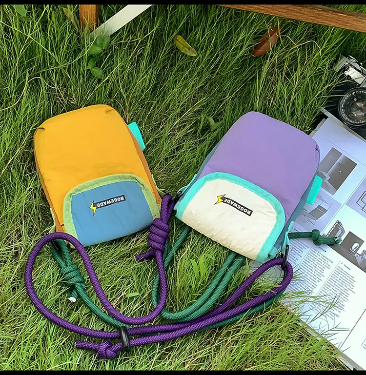 Men's 2-Piece Crossbody & Shoulder Bag Set Contrast Colors — feature 22