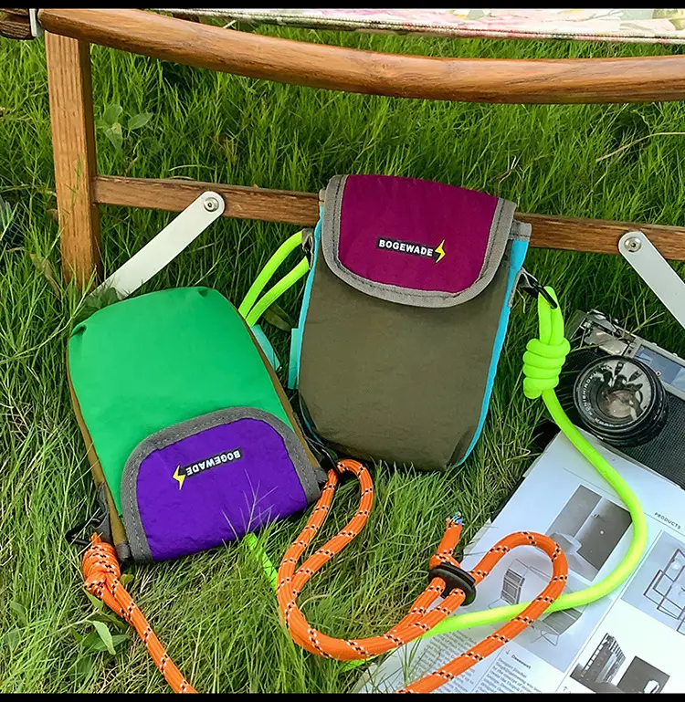 Men's 2-Piece Crossbody & Shoulder Bag Set Contrast Colors — feature 23