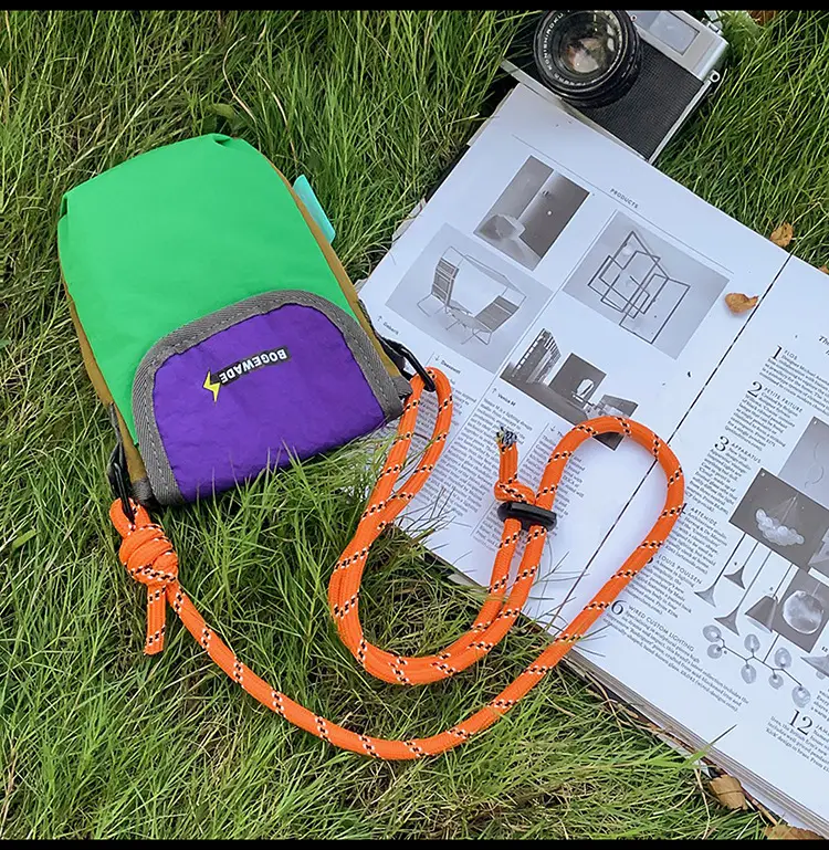 Men's 2-Piece Crossbody & Shoulder Bag Set Contrast Colors — feature 34