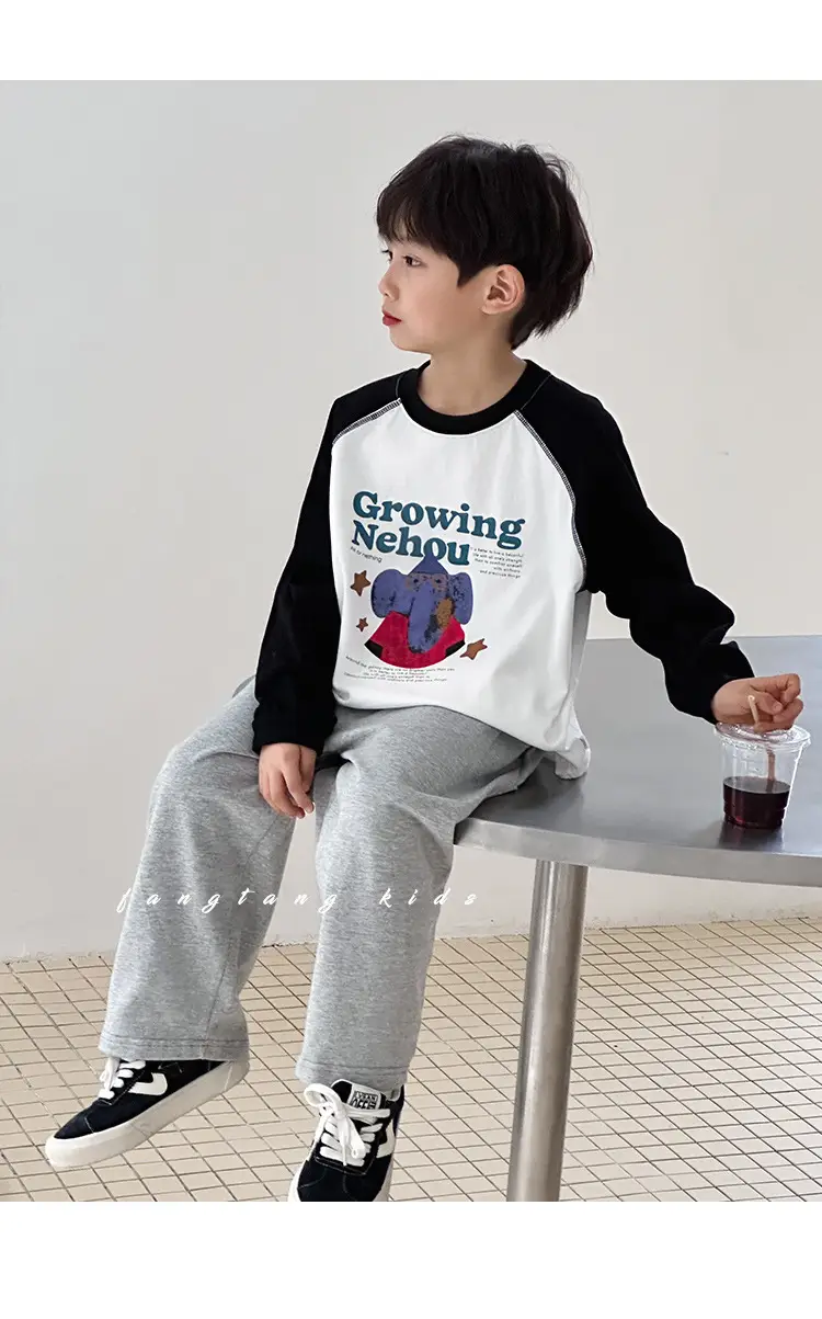 Boys Long Sleeve Cotton T-Shirt Spring 2026 — feature 17