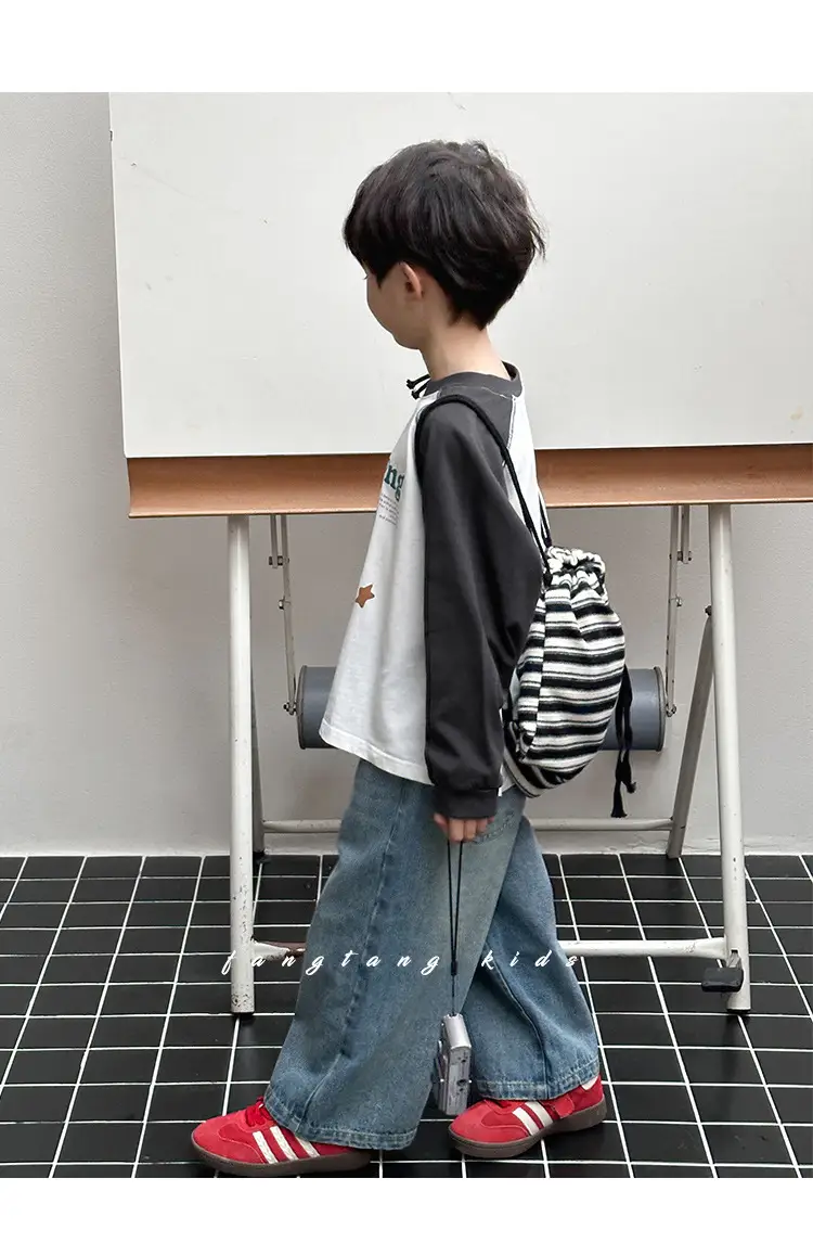Boys Long Sleeve Cotton T-Shirt Spring 2026 — feature 20