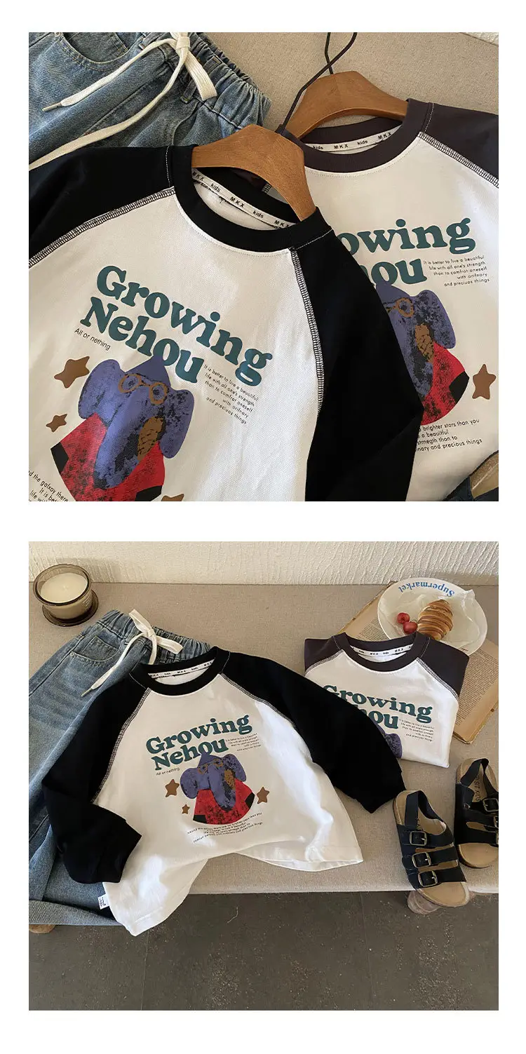 Boys Long Sleeve Cotton T-Shirt Spring 2026 — feature 7